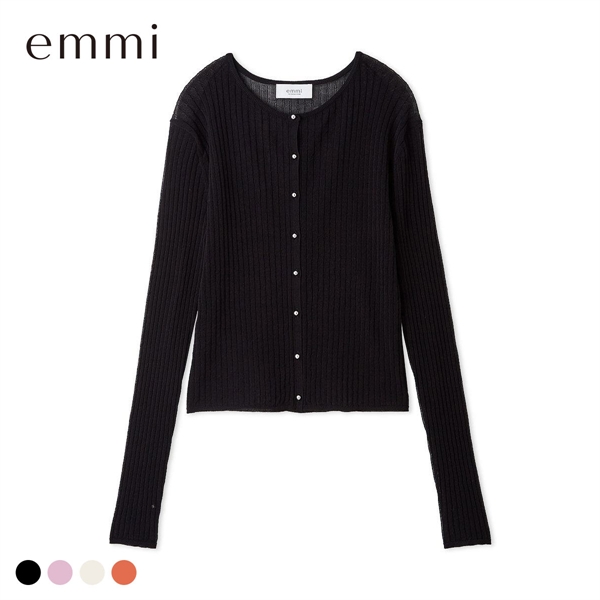 エミ リブシアーカーディガン emmi