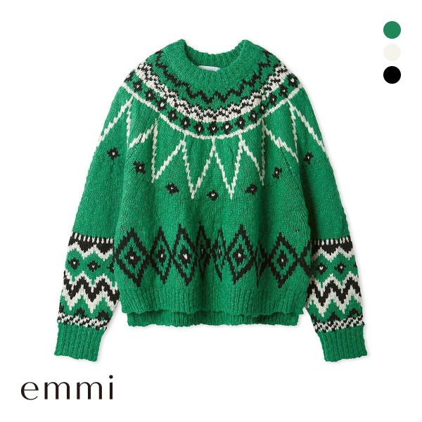 エミ ノルディックニットプルオーバー emmi