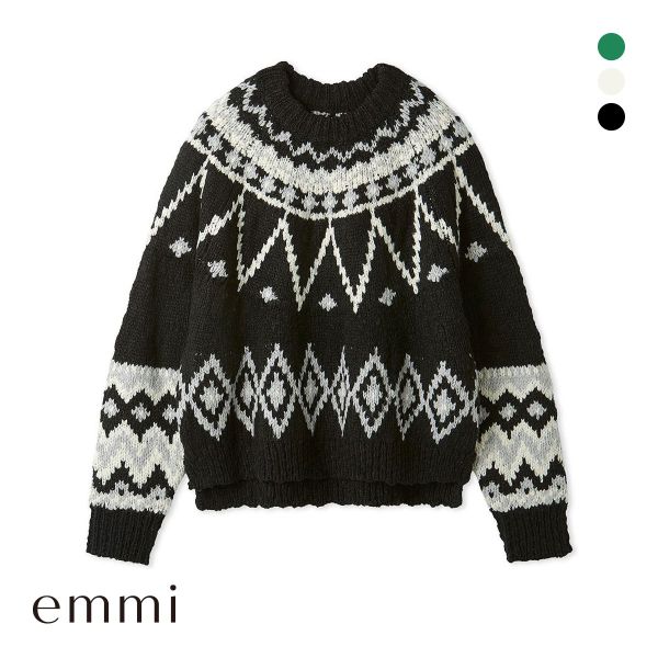 エミ ノルディックニットプルオーバー emmi