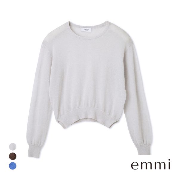 エミ シアーニットトップス emmi
