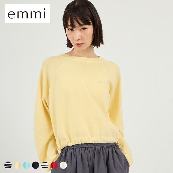 エミ 7days ドロストニットトップス emmi