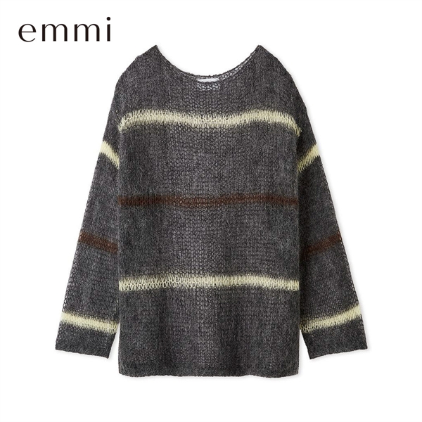 エミ モヘアニットプルオーバー emmi