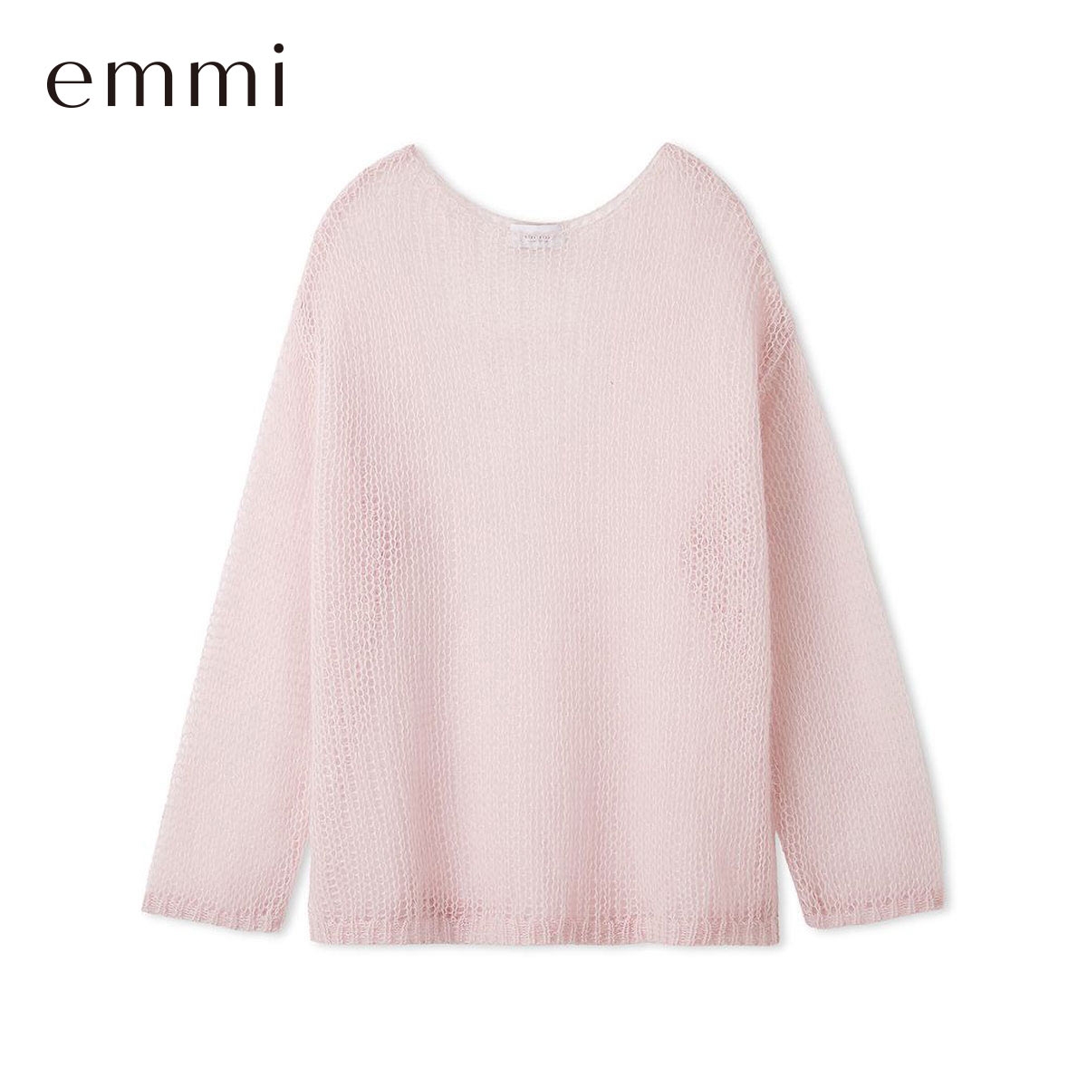エミ モヘアニットプルオーバー emmi(PI-ピンク-Free)