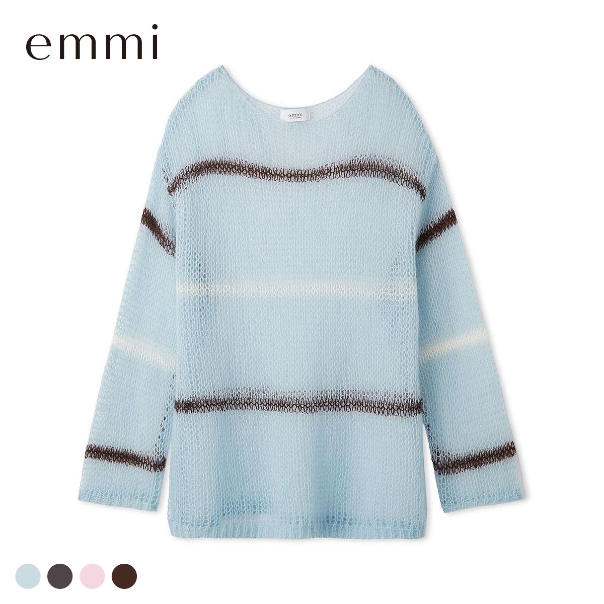 エミ モヘアニットプルオーバー emmi
