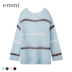 エミ モヘアニットプルオーバー emmi
