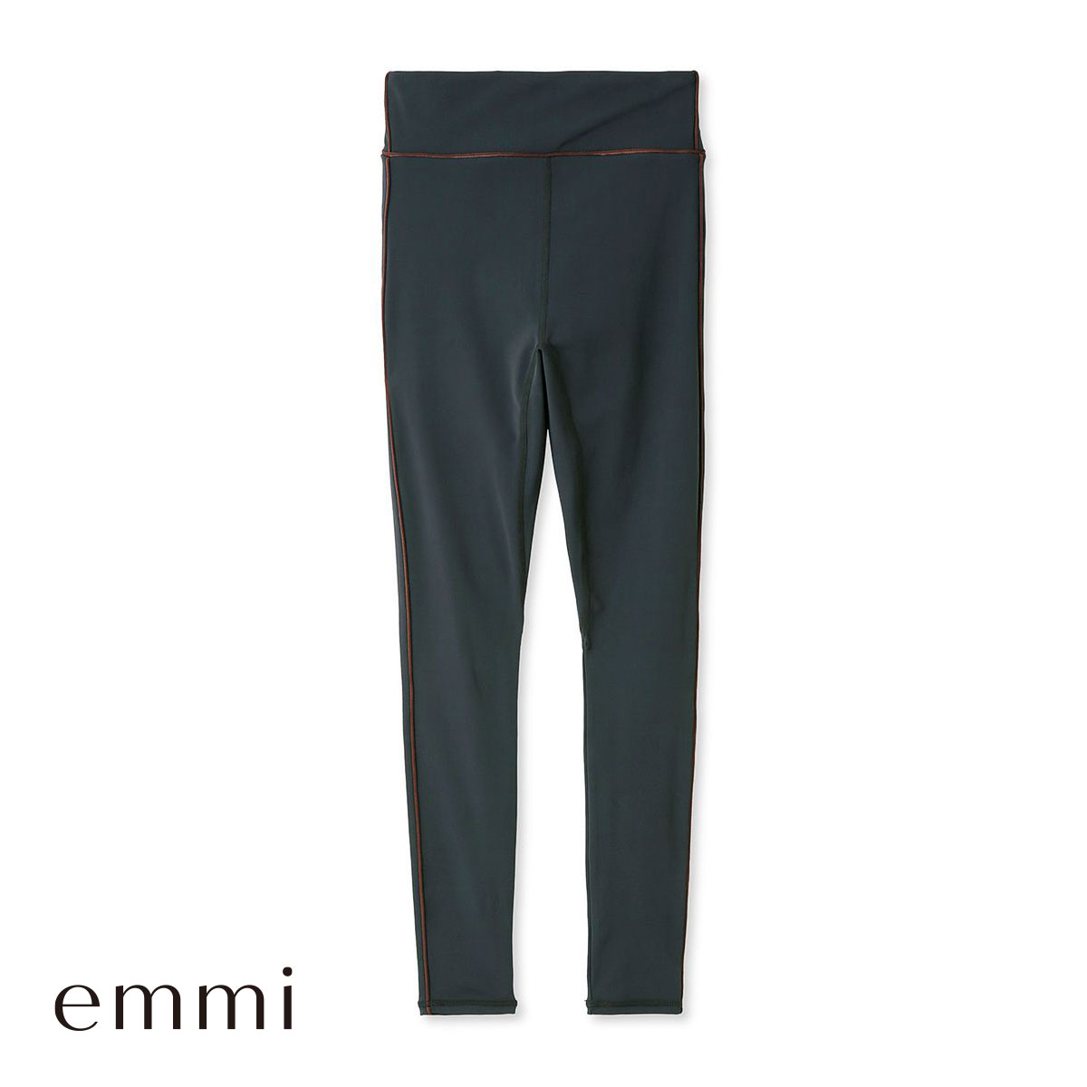 エミ WELLNESS&TRAINING サステナレッチレギンス 単品 スポーツエミ emmi(BK-ブラック-0)
