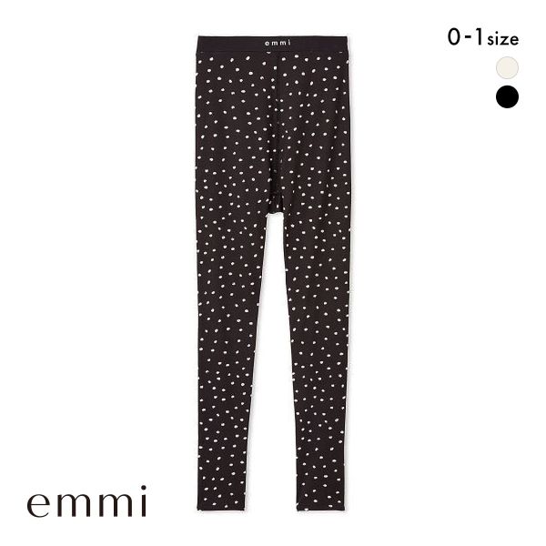 エミ WELLNESS&TRAINING eco ドット柄レギンス emmi