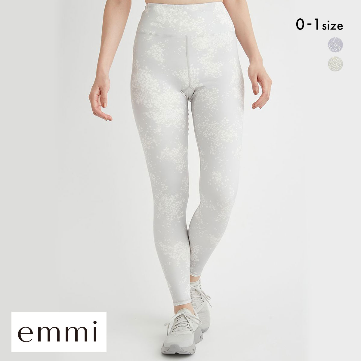 エミ WELLNESS&TRAINING eco スノートレイスレギンス emmi(LGY-薄グレー-0)