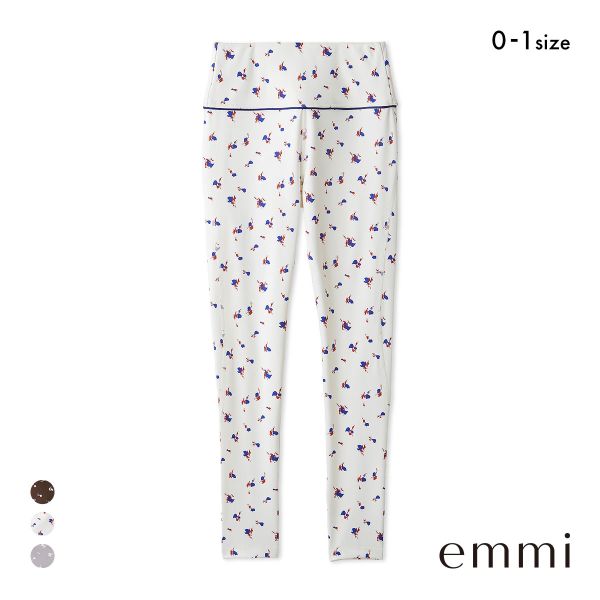 エミ WELLNESS&TRAINING ディフォームフラワーレギンス emmi