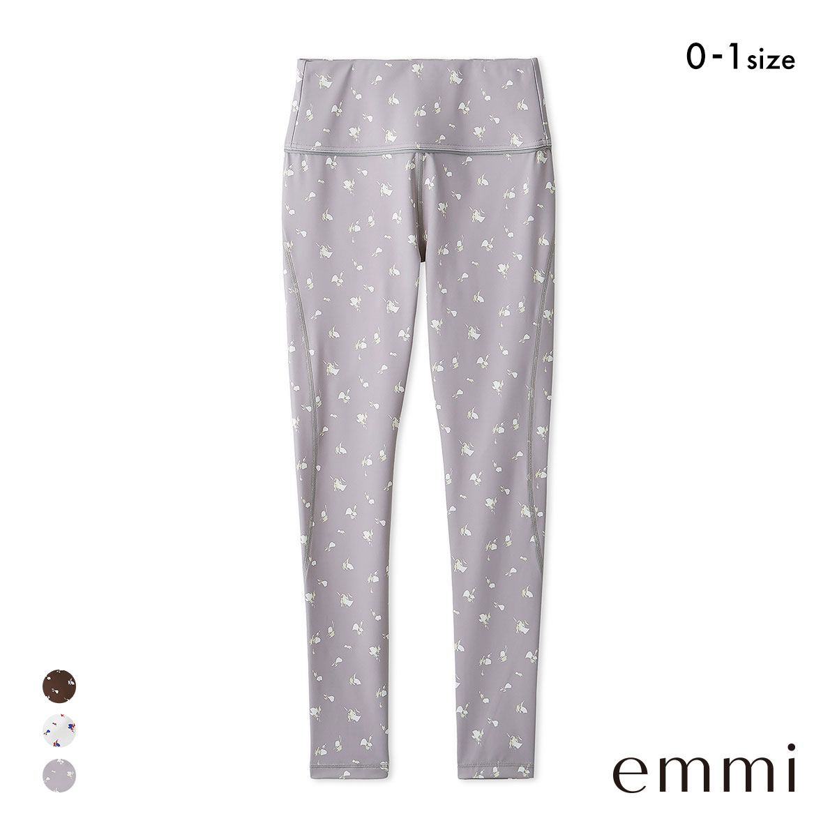 エミ WELLNESS&TRAINING ディフォームフラワーレギンス emmi