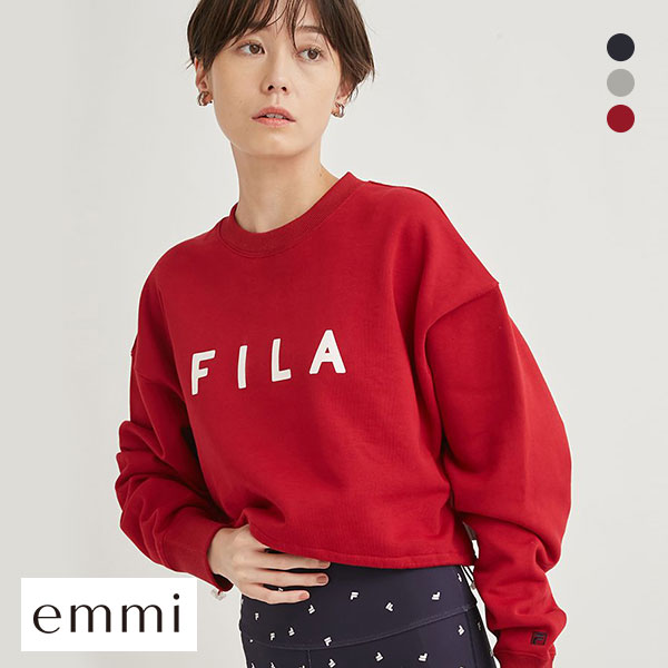 40%OFF エミ WELLNESS & TRAINING FILAコラボプルオーバー 単品 emmi 40%OFF エミ WELLNESS & TRAINING FILAコラボプルオーバー 単品 emmi