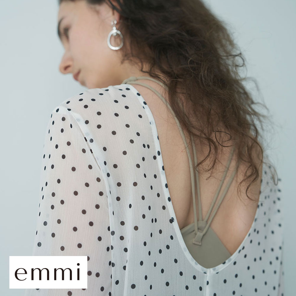 エミ WELLNESS&TRAINING サステナレッチブラトップ ブラジャー ノンワイヤー スポーツブラ カップイン emmi(MO-モカ-0)