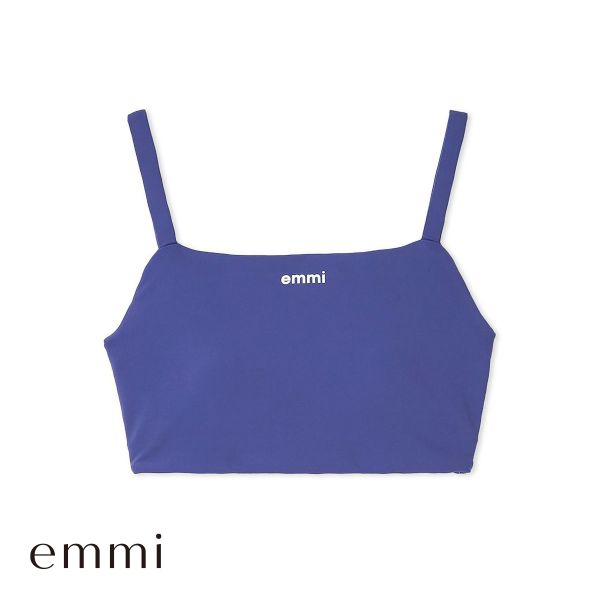 エミ WELLNESS&TRAINING サステナレッチブラトップ ブラジャー ノンワイヤー スポーツブラ カップイン emmi