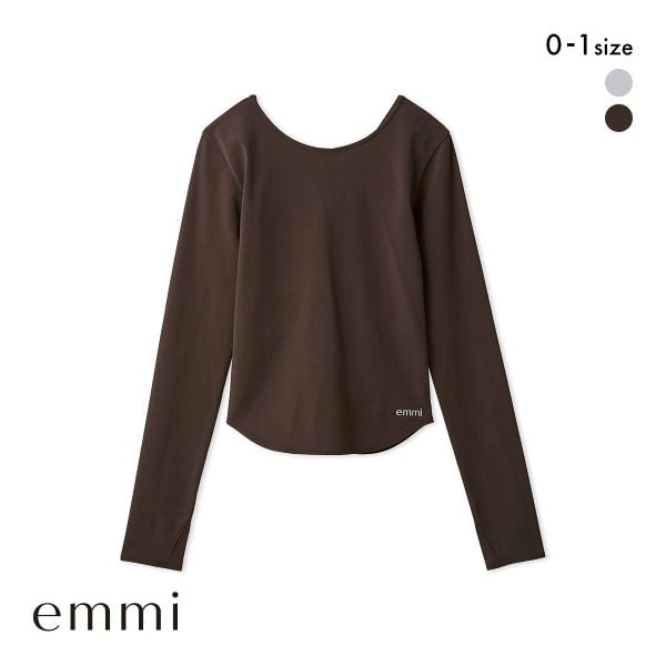 エミ WELLNESS&TRAINING サステナレッチデザインプルオーバー emmi