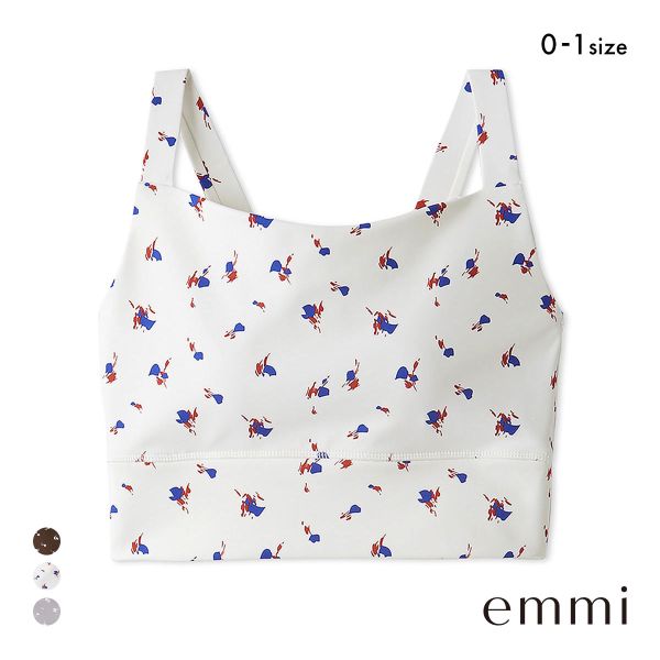 エミ WELLNESS&TRAINING ディフォームフラワーブラトップ emmi