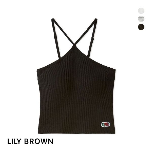 リリーブラウン LILY BROWN×FRUIT OF THE LOOM　ホルターネックカップイントップス