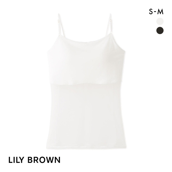 リリーブラウン カップ付ハーフシアーキャミ LILY BROWN Lingerie