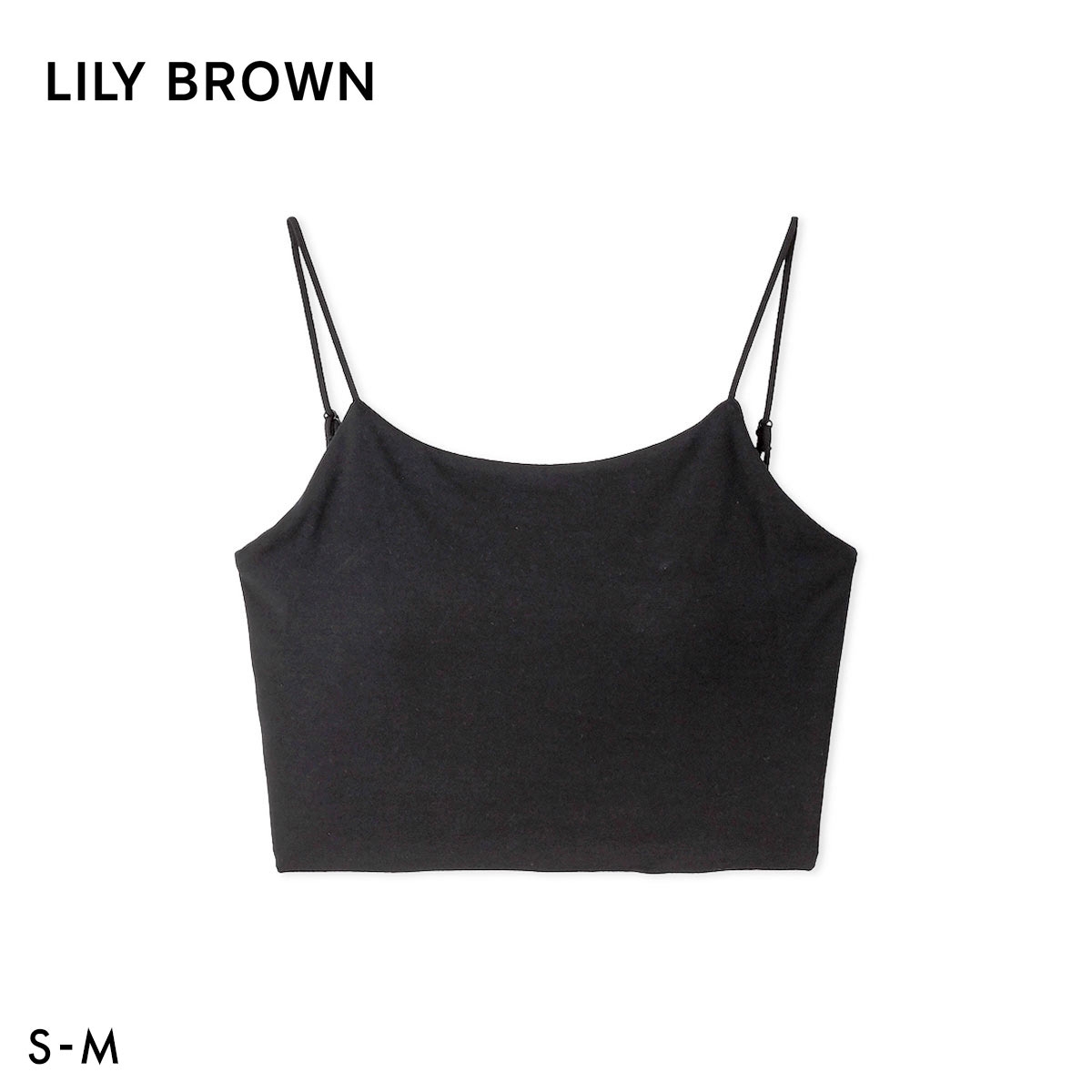 リリーブラウン ランジェリー バッククロスブラレット LILY BROWN Lingerie(BK-ブラック-S)