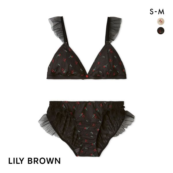 リリーブラウン ランジェリー ブラレットセット プティ ローズ LILY BROWN Lingerie
