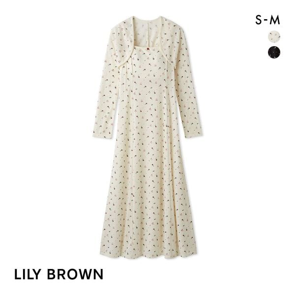 リリーブラウン ランジェリー ナイトブラドレス プティローズ LILY BROWN Lingerie