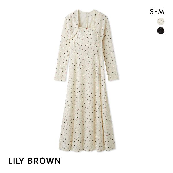 リリーブラウン ランジェリー ナイトブラドレス プティローズ LILY BROWN Lingerie