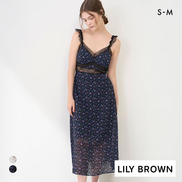 リリーブラウン LILY BROWN Lingerie×ANNA SUI カップ付きキャミワンピース LILY BROWN