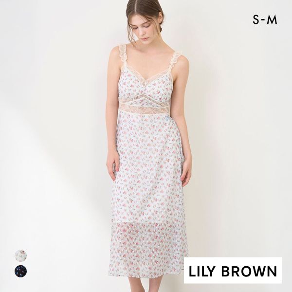 リリーブラウン LILY BROWN Lingerie×ANNA SUI カップ付きキャミワンピース LILY BROWN リリーブラウン LILY BROWN Lingerie×ANNA SUI カップ付きキャミワンピース LILY BROWN