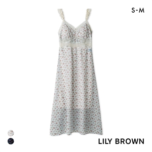 リリーブラウン LILY BROWN Lingerie×ANNA SUI カップ付きキャミワンピース LILY BROWN