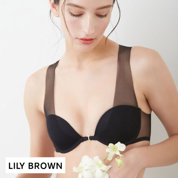 リリーブラウン LILY BROWN 【LILY BROWN Lingerie】シアーファンデブラ ランジェリー フロントホック 単品