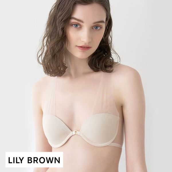リリーブラウン LILY BROWN 【LILY BROWN Lingerie】シアーファンデブラ ランジェリー フロントホック 単品