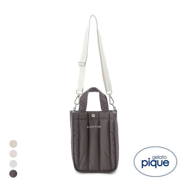 ジェラートピケ CAT&DOG 販路限定商品 キルティングお散歩バッグS ジェラピケ gelato pique