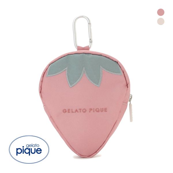 ジェラートピケ CAT&DOG 販路限定商品 ストロベリーマナーポーチ gelato pique