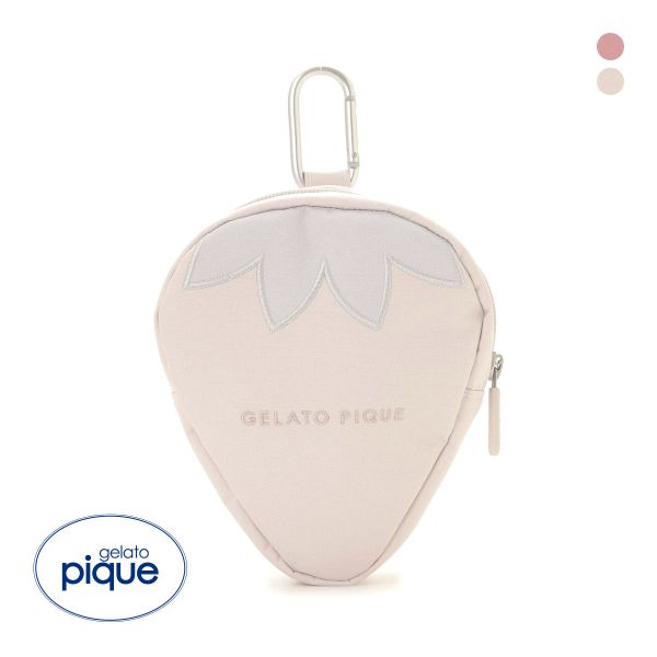 ジェラートピケ CAT&DOG 販路限定商品 ストロベリーマナーポーチ gelato pique