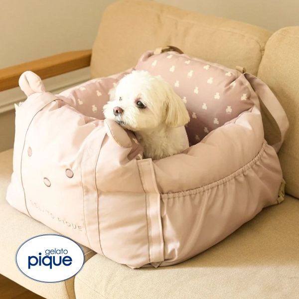 ジェラートピケ CAT&DOG ベアモチーフドライブベッド gelato pique