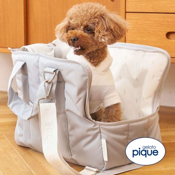 ジェラートピケ CAT&DOG ミニサイズキャリーバッグ ジェラピケ gelato pique