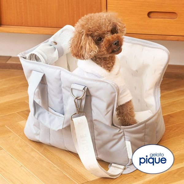 ジェラートピケ CAT&DOG ミニサイズキャリーバッグ ジェラピケ gelato pique