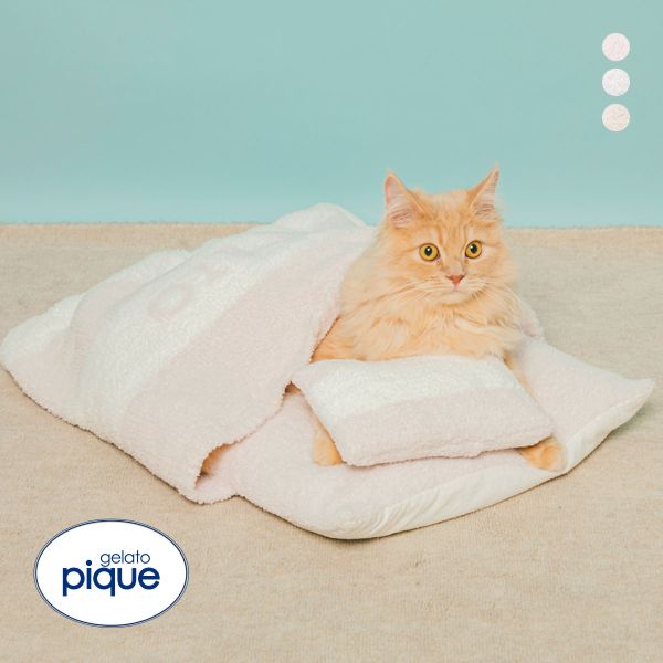 ジェラートピケ CAT&DOG 販路限定商品 ベビモコおふとんセット gelato pique