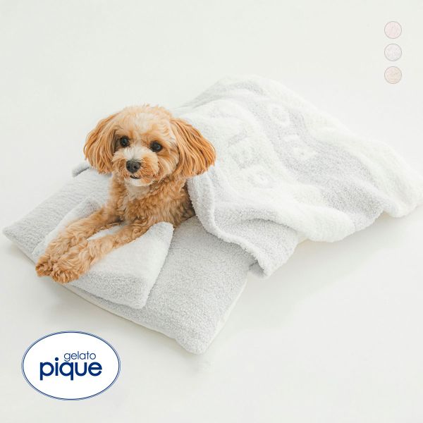ジェラートピケ CAT&DOG 販路限定商品 ベビモコおふとんセット gelato pique