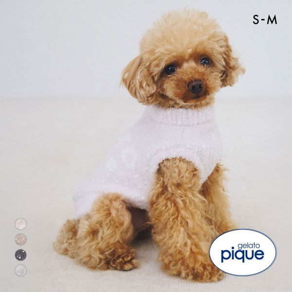 ジェラートピケ CAT&DOG 販路限定商品 ベビモコネップDOGプルオーバー ジェラピケ gelato pique S M L