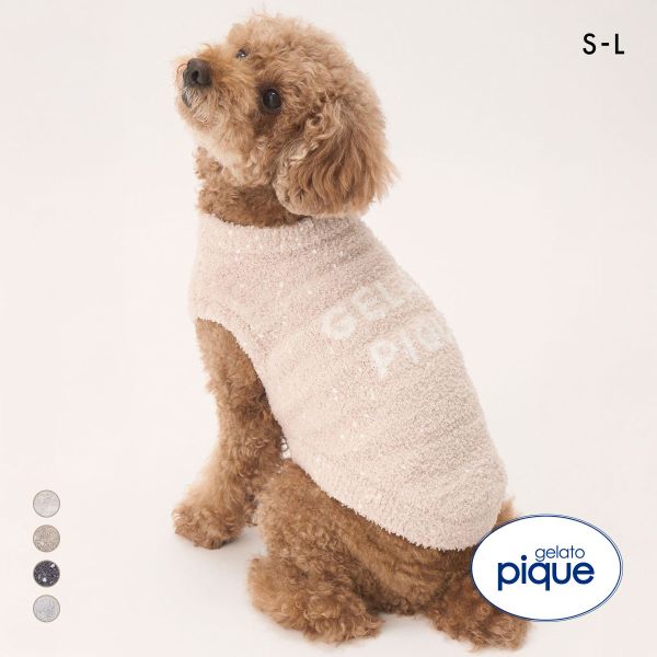 ジェラートピケ CAT&DOG 販路限定商品 ベビモコネップDOGプルオーバー ジェラピケ gelato pique S M L