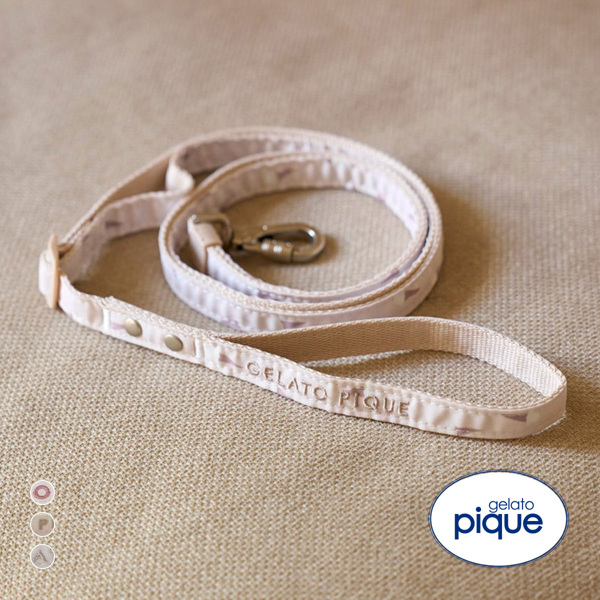 ジェラートピケ CAT&DOG 販路限定商品 モチーフ柄リード gelato pique(BE-ベージュ-Free)