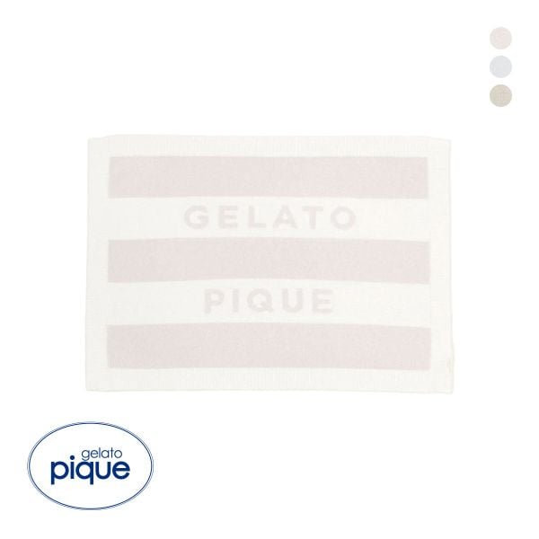 ジェラートピケ CAT&DOG スムーズィー2ボーダーブランケット gelato pique