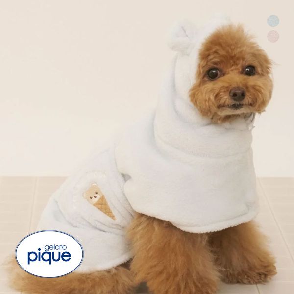 ジェラートピケ CAT&DOG マイクロファイバーガウン ジェラピケ gelato pique