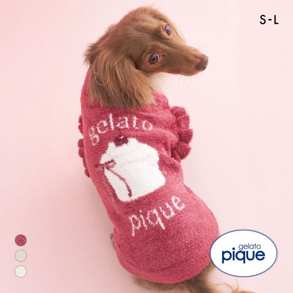 ジェラートピケ CAT&DOG オータムケーキジャガードプルオーバー ジェラピケ gelato pique
