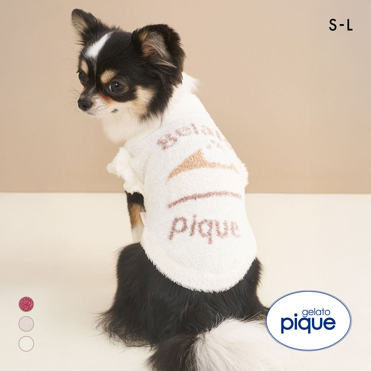 ジェラートピケ CAT&DOG オータムケーキジャガードプルオーバー ジェラピケ gelato pique(CR-クリーム-S)