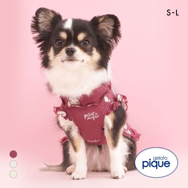 ジェラートピケ CAT&DOG オータムケーキ柄プルオーバー ジェラピケ gelato pique