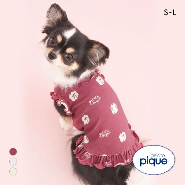 ジェラートピケ CAT&DOG オータムケーキ柄プルオーバー ジェラピケ gelato pique