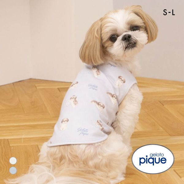 ジェラートピケ CAT&DOG シーズー柄プルオーバー ジェラピケ gelato pique