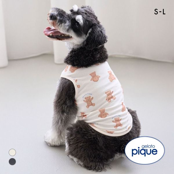 ジェラートピケ CAT&DOG ベア柄プルオーバー ジェラピケ gelato pique