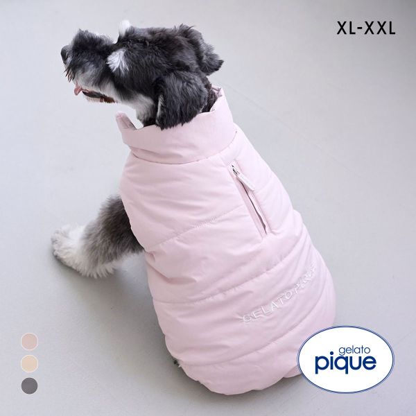 ジェラートピケ CAT&DOG XL XXLサイズ 中綿ベスト gelato pique